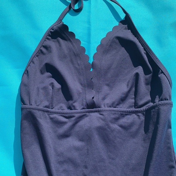 J Crew 🆕 size 2 4 6 one piece navy swimsuit f0762 - Picture 3 of 6